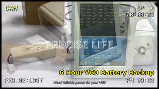 Baterai Ventilator Respironics V60 Waktu Kerja 6 Jam