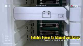 Penggantian Baterai Maquet 6487180 untuk Ventilator Servo