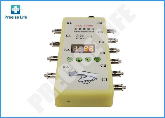 Simulator EKG SpO2 Medis dengan 10 lead, Peralatan Simulasi Medis