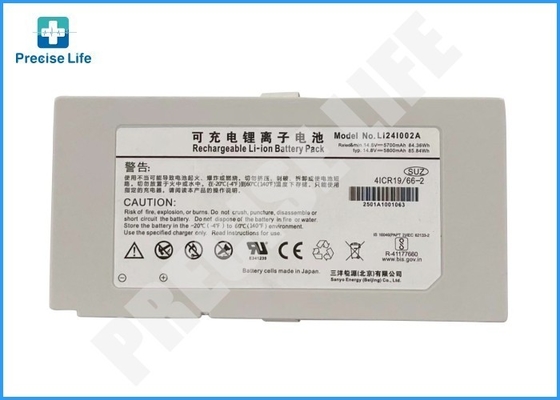 Baterai Mindray LI24I002A untuk ventilator SV300 14.8V 5700mAh 4ICR19/66-2 baterai